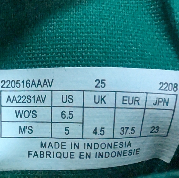 PF Flyers Posture Foundation Green Yellow White High Tops Women's 6.5 - Picture 15 of 15